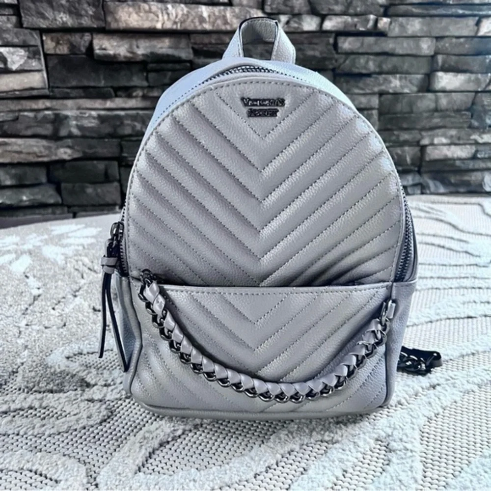 Victorias Secret gray backpack bag